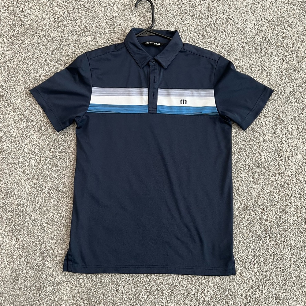 Men's Navy Polo Shirt by Travis Mathew